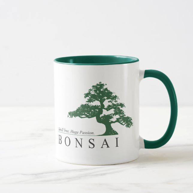 SmallTree. Great Passion. B O N S A I Mug (Right)