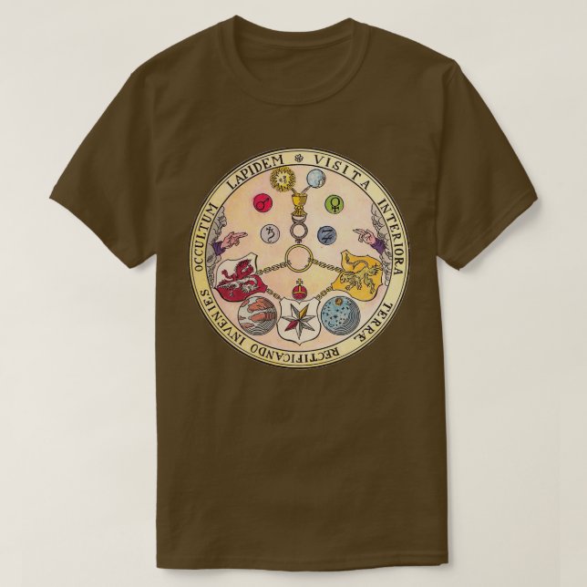 Smaragdina Tablet of Emerald T-Shirt (Design Front)