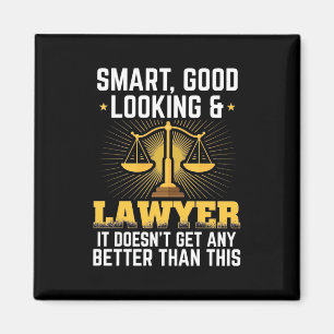 Smart And Good Lawyer Magnet