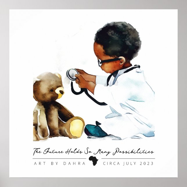 Smart Black Kid Poster (Front)