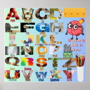 Smart Brain Back to School Poster for Kids’ Room