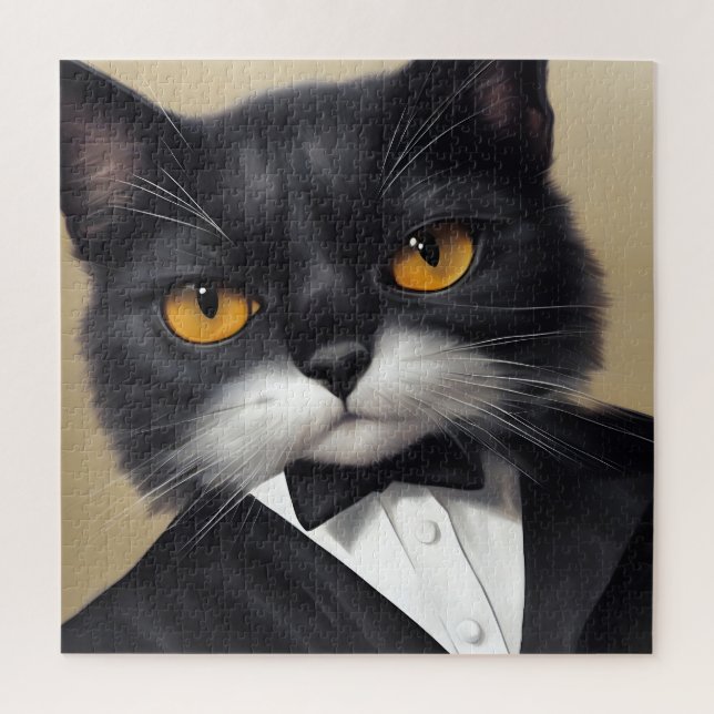 Smart Cat Jigsaw Puzzle (Vertical)