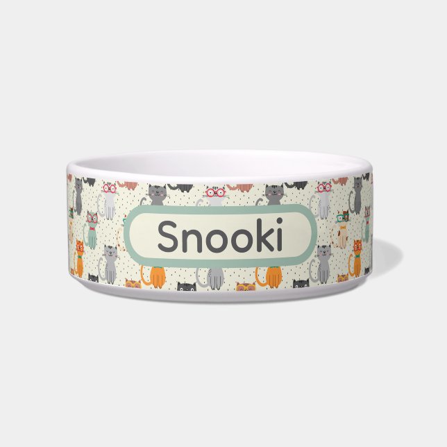 Smart Cats! Bowl (Front)