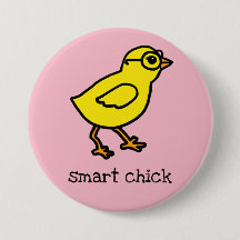 Smart Chick - Large Button