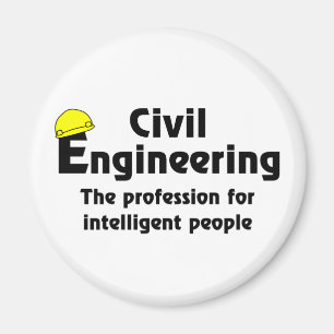 Smart Civil Engineer Magnet