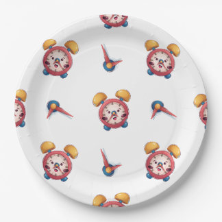 Smart Clock Collection - White Paper Plates