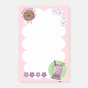 Smart Cookie & Boba Tea kawaii  Post-it Notes