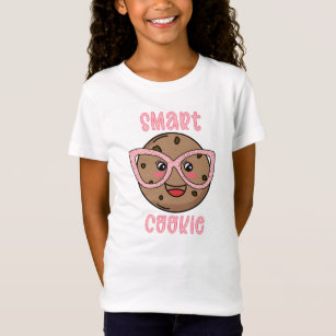 Smart Cookie Chocolate Chip Cookie With Glasses T-Shirt