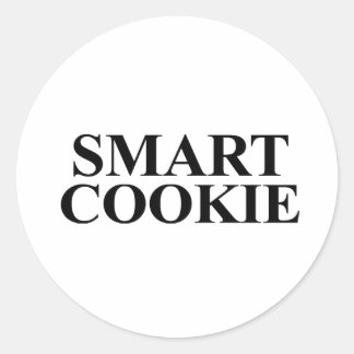 Smart Cookie Classic Round Sticker