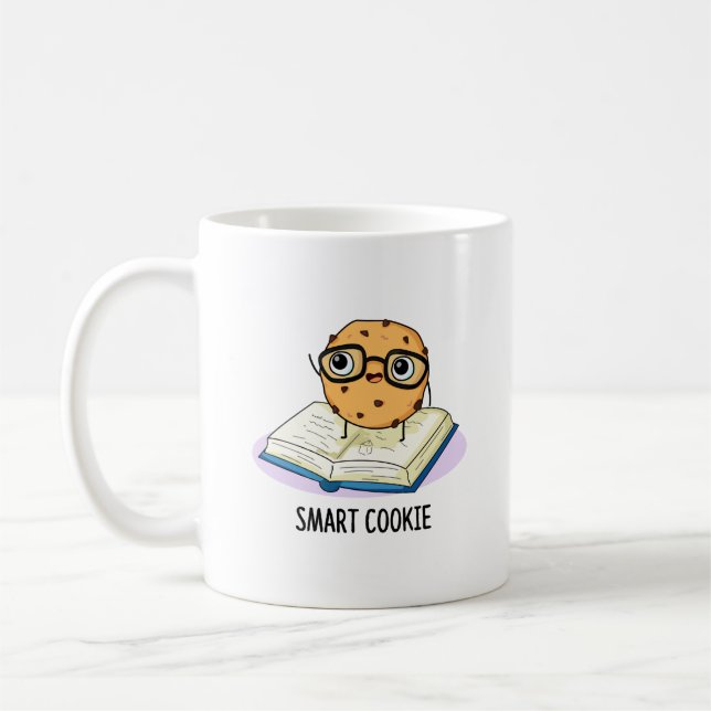 Smart Cookie Funny Snack Pun  Coffee Mug (Left)