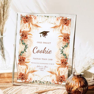 Smart Cookie Graduation Card   Boho Terracotta 