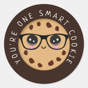 Smart Cookie Teacher Student Reward Classic Round Sticker