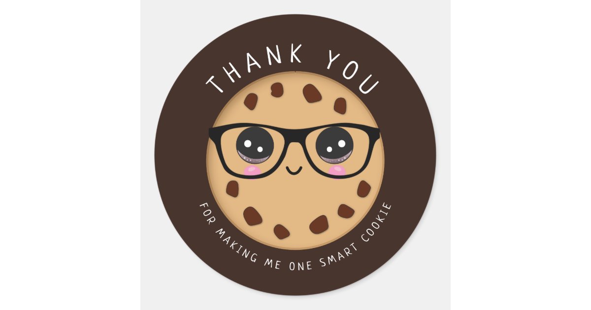 smart-cookie-teacher-thank-you-appreciation-gift-classic-round-sticker