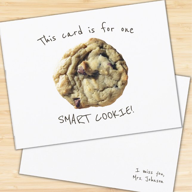 Smart Cookie Teacher to Students Stationery Card (Creator Uploaded)