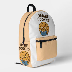 Smart Cookies – Learn, Grow, Shine 🍪📚 Printed Backpack