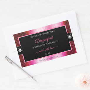 Smart Crimson Pink Black Brilliants Product Label