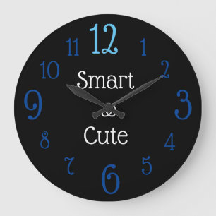 smart & cute  large clock