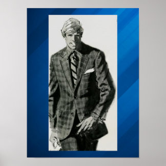 Smart Dressed Man Poster
