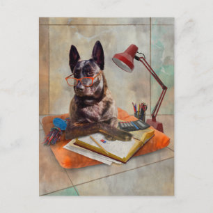 Smart Dutchie Dog Postcard