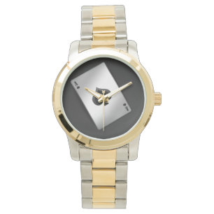 Smart gentleman's Ace of spades watch