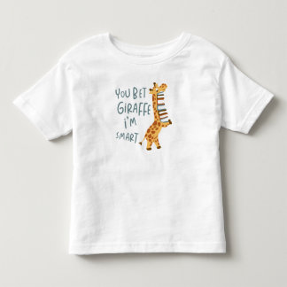 Smart Giraffe Kids Book Lover T-Shirt