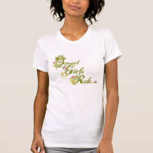 Smart Girls Rule green T-Shirt