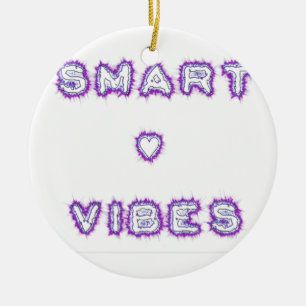 Smart good vibes ceramic tree decoration