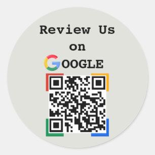 Smart Google Review QR Sticker