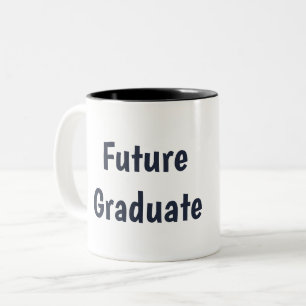 Smart Graduation Cap and Pencil Two-Tone Coffee Mug