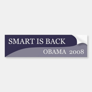 Smart is Back Bumper Sticker
