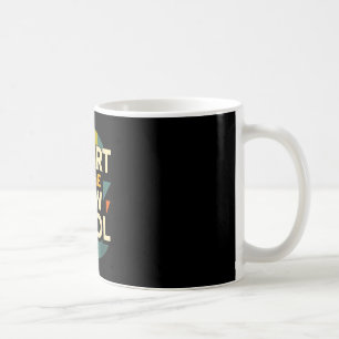 Smart is The New Cool Retro Classroom School Coffee Mug
