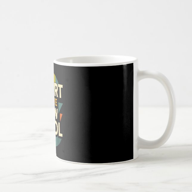 Smart is The New Cool Retro Classroom School Coffee Mug (Right)