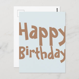 Smart Party Happy Birthday Card 