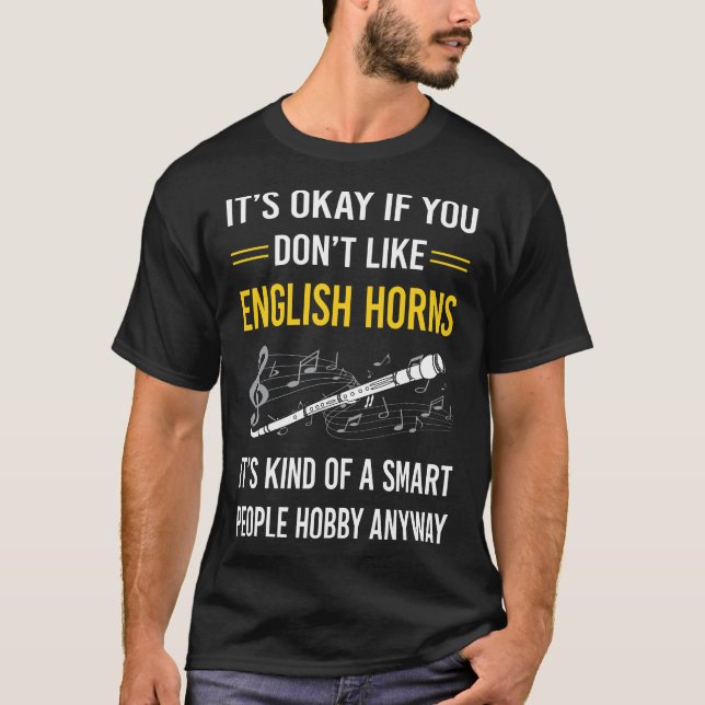 Smart People English Horn Cor Anglais T-Shirt (Front)