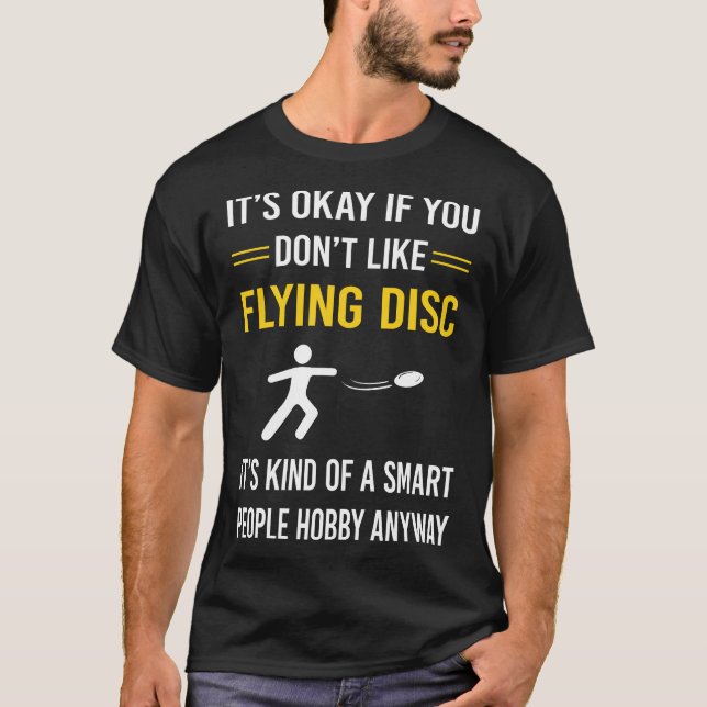 Smart People Flying Disc T-Shirt (Front)