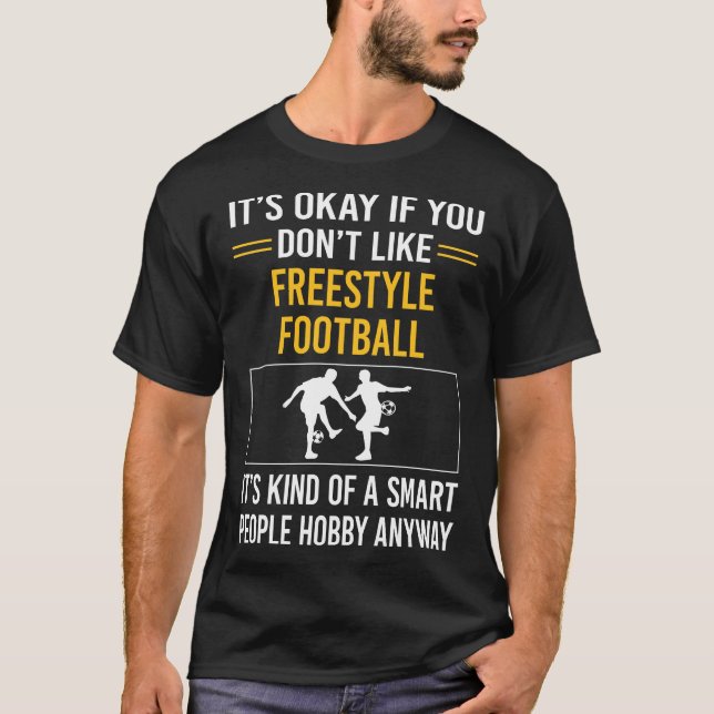 Smart People Freestyle Football T-Shirt (Front)