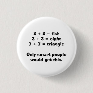 Smart People Math Button