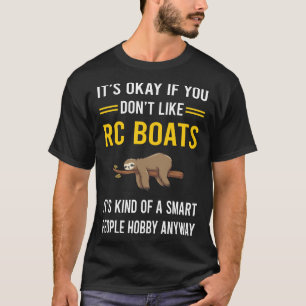 Smart People Rc Boat Boats T-Shirt