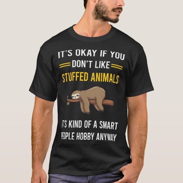 Smart People Stuffed Animal Animals T-Shirt (Front)