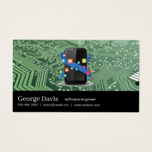 Smart Phone Icon   Technology   Microchip