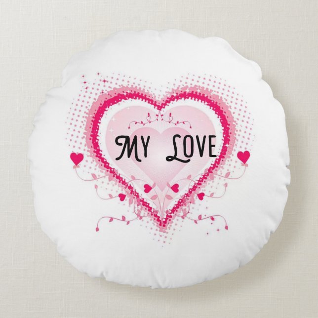 Smart pic round cushion (Front)