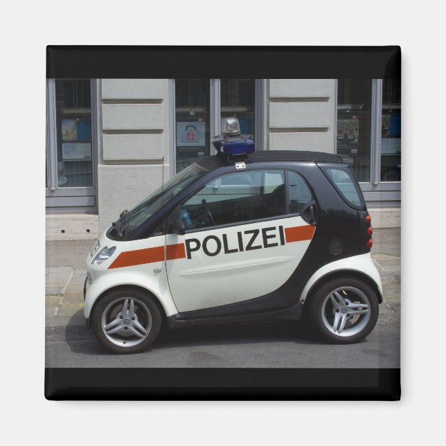 smart Police Car Magnet (Front)