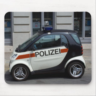 smart Police Car Mouse Pad