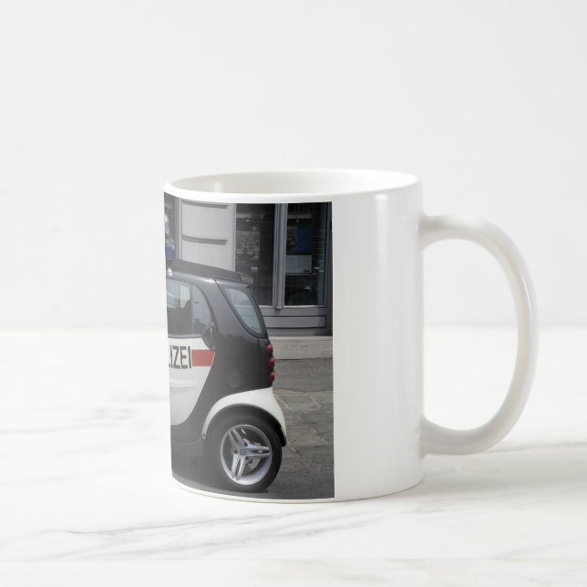 Smart Polizei Auto Coffee Mug (Right)