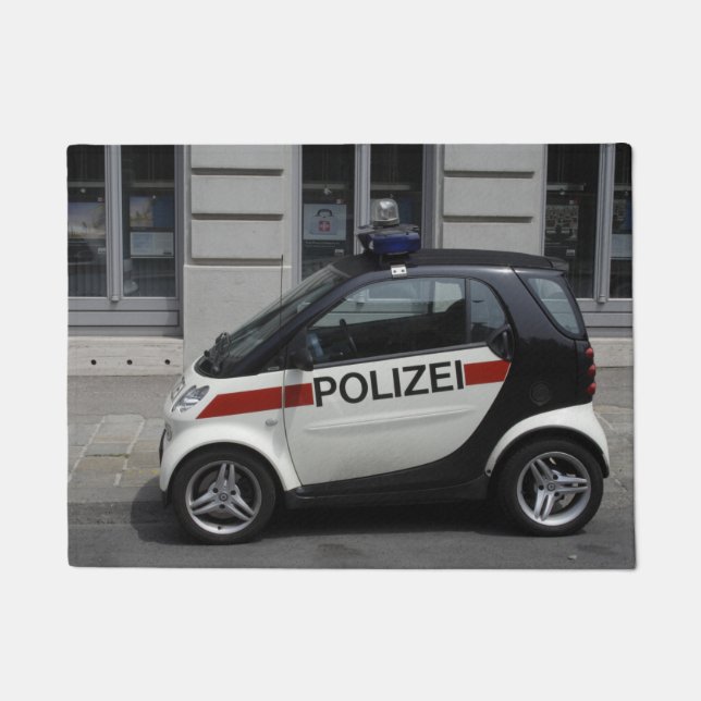 Smart Polizei Auto Doormat (Front)