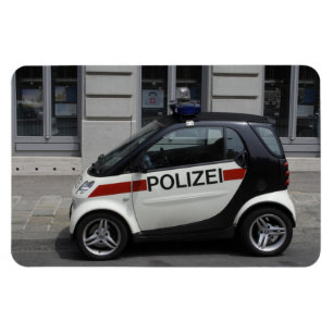 Smart Polizei Auto Magnet
