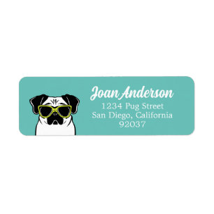 Smart Pug Return Address Label