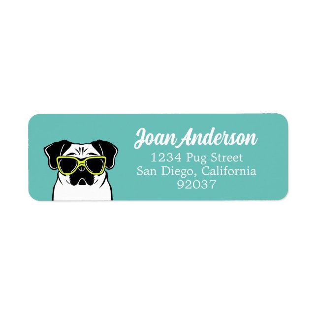Smart Pug Return Address Label (Front)