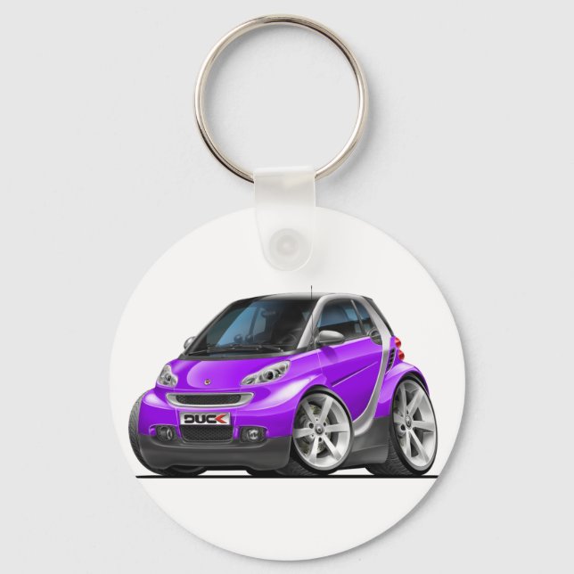 Smart Purple Car Key Ring (Front)