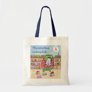 Smart reading penguin kid library bag